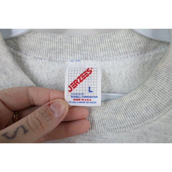 Vintage 90s Streetwear Mens Large Spell Out Super K Mart Crewneck Sweatshirt USA - Picture 11 of 16